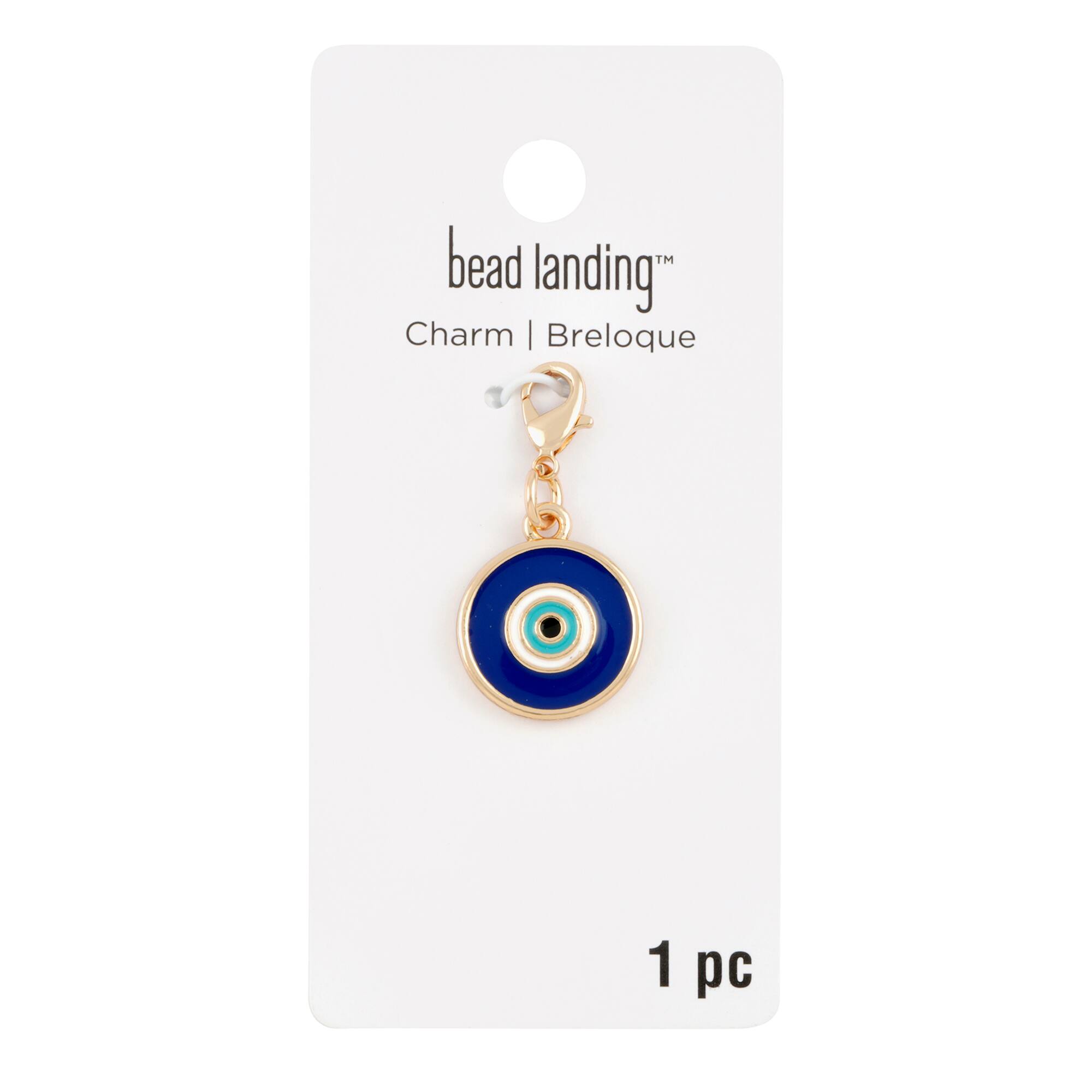 12 Pack: Evil Eye Charm by Bead Landing™